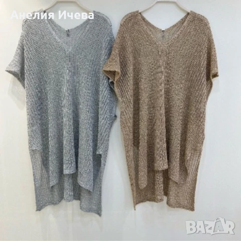 Плажна туника – Лека, стилна и комфортна защита за плажа, снимка 2 - Туники - 50718701