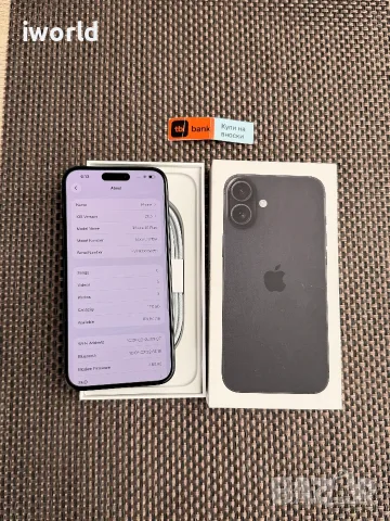 ❗️КАТО НОВ❗️iPhone 16 Plus ❗️ Лизинг от 21€/мес ❗️ BLACK / 128GB❗️Гаранция! черен , снимка 12 - Apple iPhone - 55952876