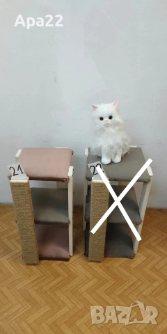 Нови 60см сглобени котеши катерушки - Облен, снимка 12 - За котки - 51239869