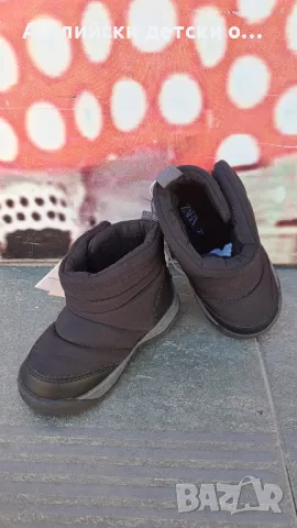 Английски детски апрески-Zara, снимка 2 - Детски боти и ботуши - 48989709