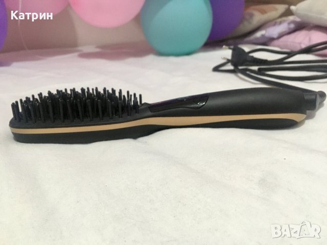 Преса за коса, тип четка, Hair Majesty HM-3016, снимка 4 - Друга електроника - 40556093