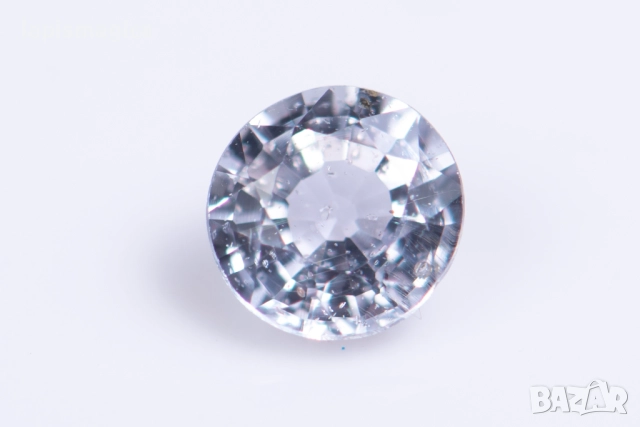Виолетов сапфир 0.33ct 4mm нетретиран кръгла шлифовка