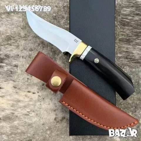 Ръчно изработен ловен нож DER HUNT -D2; 106x218, снимка 2 - Ножове - 53807065