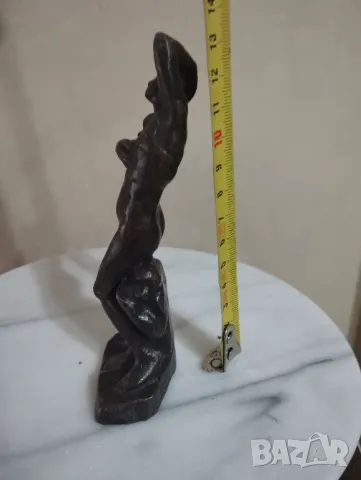 Бронзова статуетка, снимка 2 - Статуетки - 48307619