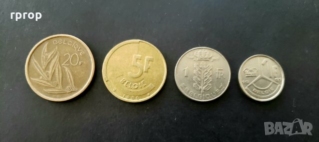 Монети..Белгия. Белгииски франк ., снимка 1 - Нумизматика и бонистика - 35773922