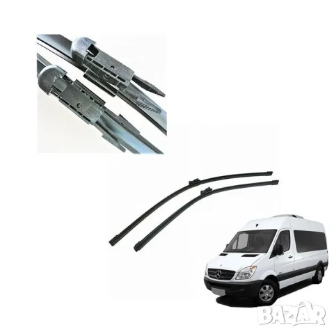 Предни аеро чистачки за Volkswagen Crafter I, 2006–2017, 26 и 24 инча