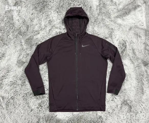 Мъжки суитшърт Nike Dry Full-Zip Hoodie, Размер М, снимка 2 - Суичъри - 48732353