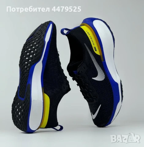 Нови мъжки маратонки Nike Zoom X Invincible Run Flyknit 3 Black Racer Blue, снимка 4 - Маратонки - 51004780