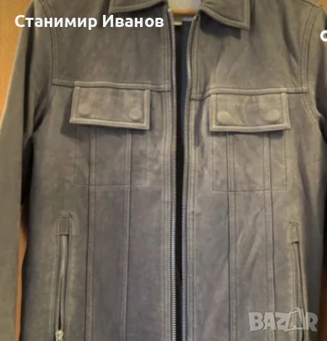 Кожено яке Jack & Jones , снимка 4 - Якета - 53626653