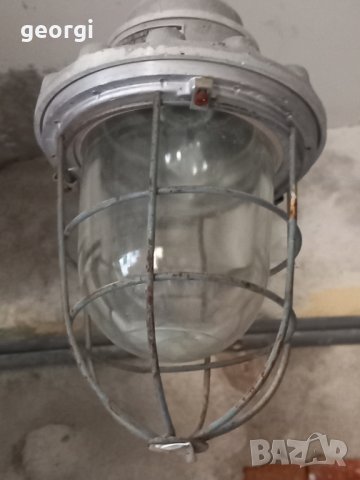 индустриална искрозащитена лампа, снимка 4 - Настолни лампи - 42516582