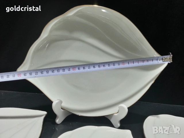 Стар български порцелан чинии , снимка 5 - Антикварни и старинни предмети - 53231008