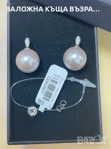 Сребърни Обеци - !НОВИ!, снимка 2 - Обеци - 52720970