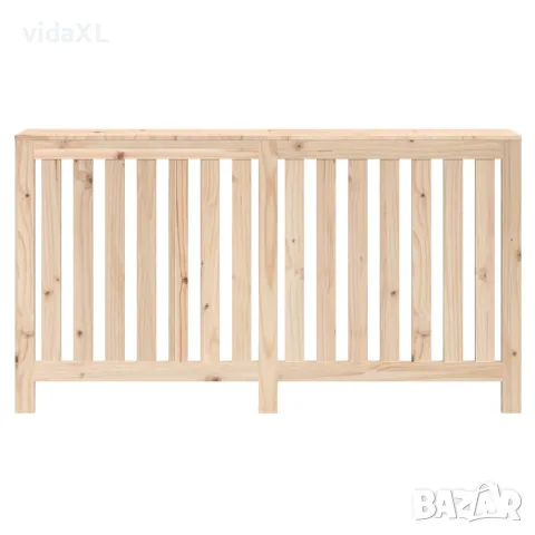 vidaXL Параван за радиатор 153x19x84 см борово дърво масив, снимка 5 - Паравани - 56148042