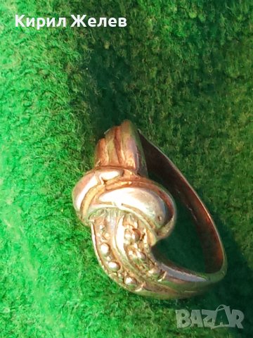 Стар СРЕБЪРЕН АРТ НУВО ПРЪСТЕН СРЕБРО 925 АНГЛИЯ МАЙСТОРСКА ХУДОЖЕСТВЕНА РЪЧНА ИЗРАБОТКА 38514, снимка 11 - Пръстени - 41451089