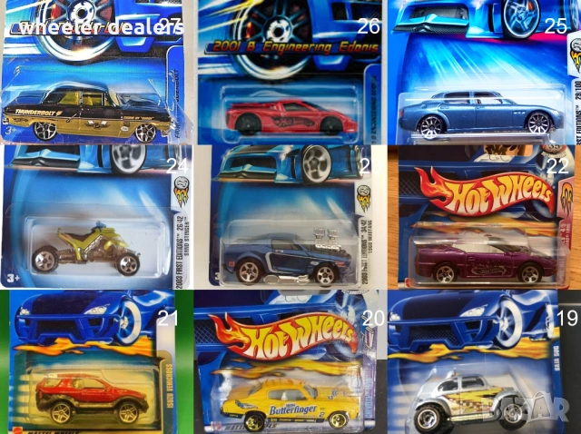 Метални колички Hot Wheels Хот Уиилс в мащаб 1:64 От различни години 2, снимка 10 - Колекции - 48173303