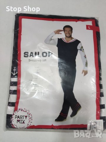 Halloween party костюм sailor моряк, снимка 1 - Други - 42643329