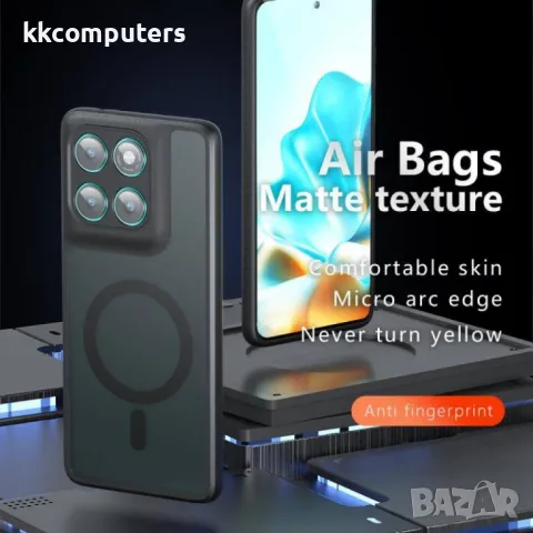 Motorola Edge 60 Pro Motorola Edge 60 Pro – Хибриден PC + TPU Удароустойчив Калъф с MagSafe и Протек