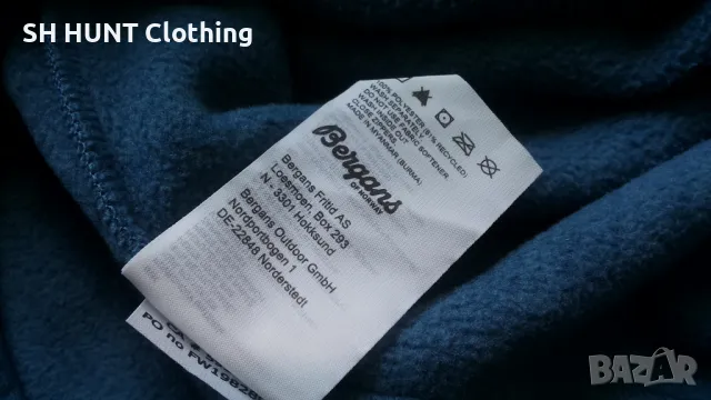 Bergans of NORWAY Hareid Fleece Jacket NoHood размер L поларена горница - 1085, снимка 17 - Суичъри - 49696186