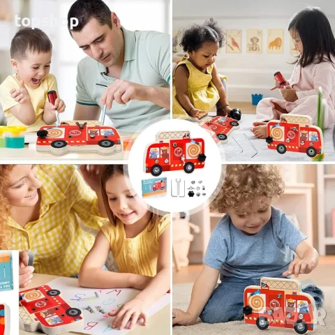 Забавна играчка конструктор за сглобяване EKKONG Монтесори Образователна играчка от 3 до 9+ години, снимка 3 - Образователни игри - 50511294