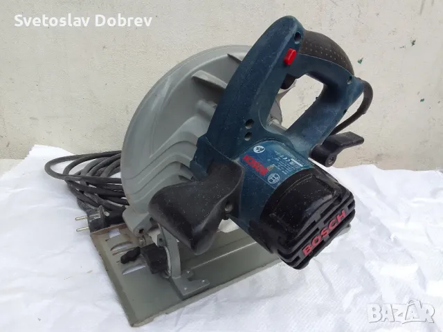 мощен професионален ръчен циркуляр Бош, Bosch GKS 85,,,2200w, снимка 4 - Други инструменти - 47827476