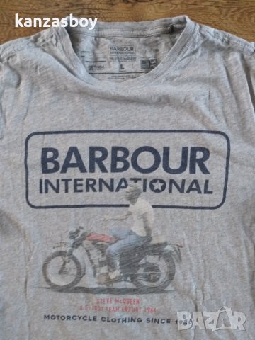 Barbour Steve McQueen Relaxed Tee - страхотна мъжка тениска, снимка 2 - Тениски - 41937654
