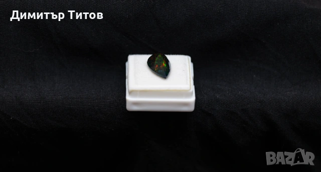 3.46кт Натурален Черен Опал, снимка 9 - Колиета, медальони, синджири - 53738150