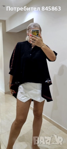 Велурено пончо/яке, снимка 3 - Якета - 51699233