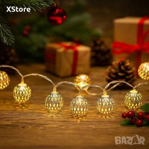 Коледни лампички – метални фигурки SD32