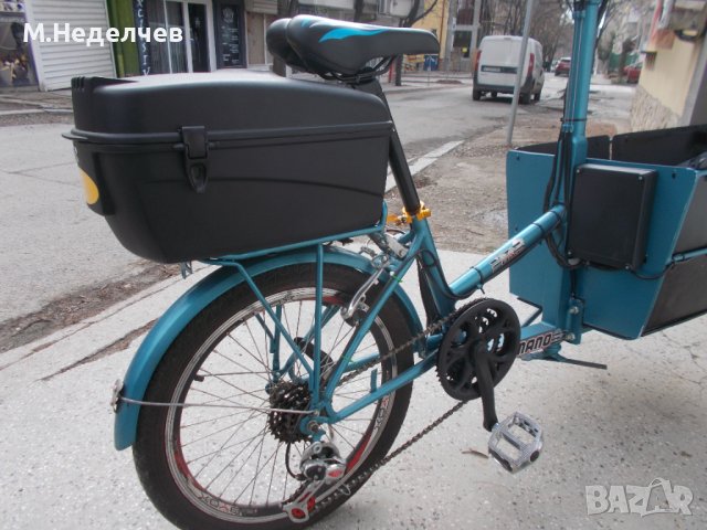 Карго електрически велосипед 20"-МОЖЕ И БЕЗ БАТЕРИЯ-1170ЛВ., снимка 4 - Велосипеди - 39890626