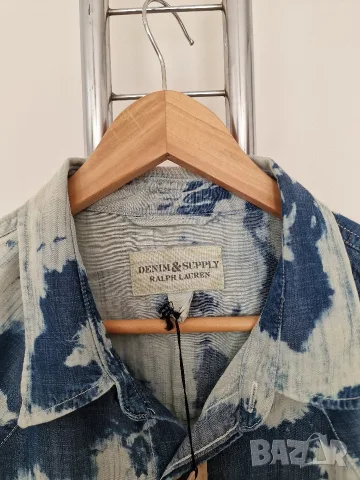 Страхотна мъжка риза RALPH LAUREN DENIM , размер XL, нова , снимка 3 - Ризи - 56205392