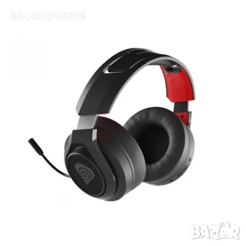 Genesis Gaming Headset SELEN 400 with Microphone Wireless Black-Red Геймърски слушалки, снимка 2 - Bluetooth слушалки - 50389629
