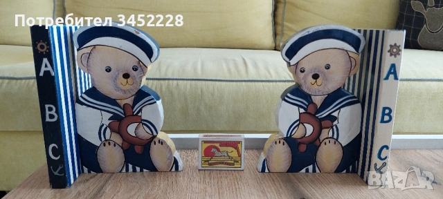 ограничители за книги дървени за ценители , снимка 7 - Антикварни и старинни предмети - 51700350