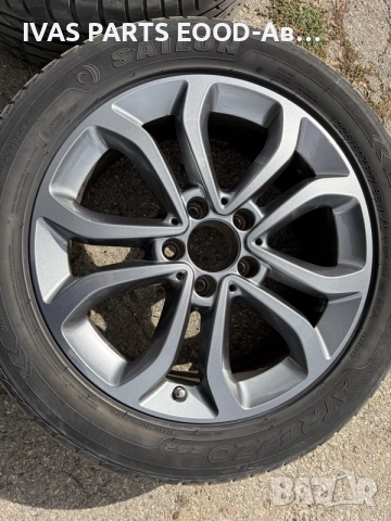 Оригинални джанти 17”
Mercedes C/w205/5x112/66.6
Летни гуми 225/50/17, снимка 6 - Гуми и джанти - 56194073