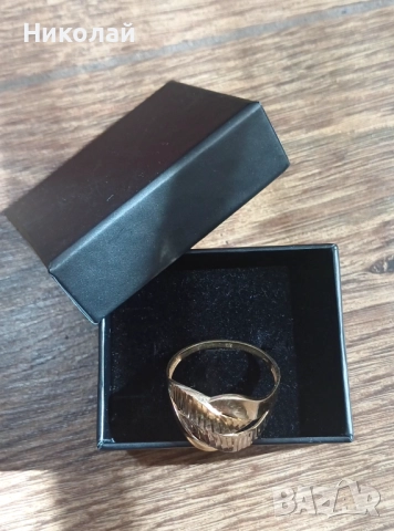 Златен пръстен 3.55 гр. 14 карата, снимка 2 - Пръстени - 51512263