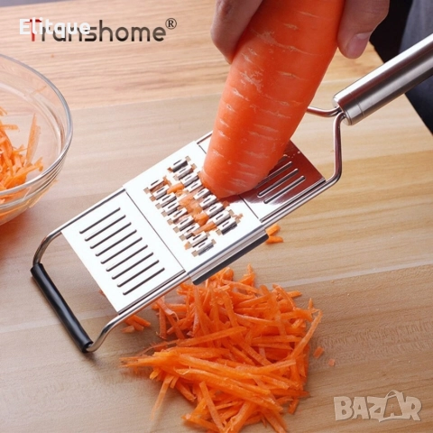 Мултифункционално ренде и белачка за плодове и зеленчуци от стомана TV12, снимка 2 - Аксесоари за кухня - 52606637