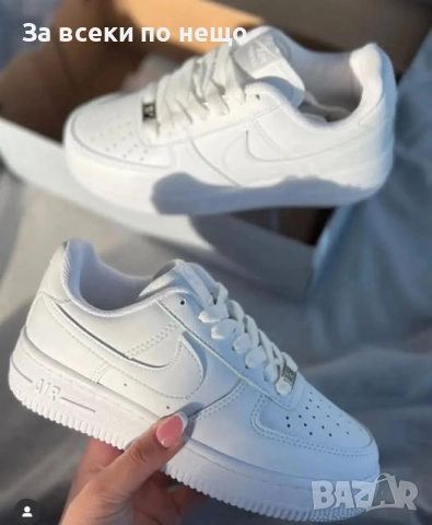Nike Air Force 1 Мъжки Бели Маратонки👟Мъжки Спортни Обувки Найк Еър Форс 1 Код P1303