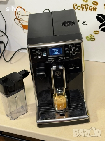 Кафемашина кафе автомат Saeco PicoBarista с гаранция, снимка 3 - Кафемашини - 52183184