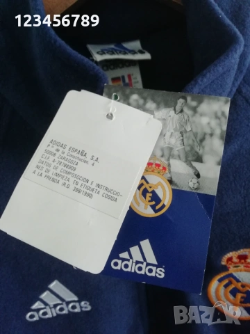 Real Madrid 1998/1999 Adidas нов оригинален полар горнище блуза Реал Мадрид ретро vintage , снимка 6 - Спортни дрехи, екипи - 53191282
