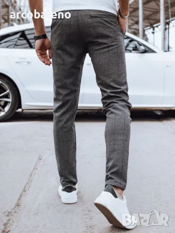 Мъжки ежедневен графитен панталон, снимка 4 - Панталони - 47870717