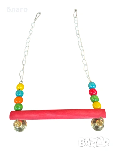 Голям лот за папагали: кацалка, дървени играчки, снимка 8 - За птици - 53637109