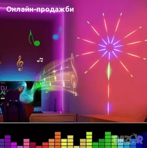 Дигитален LED лента, снимка 2 - Лед осветление - 48228225