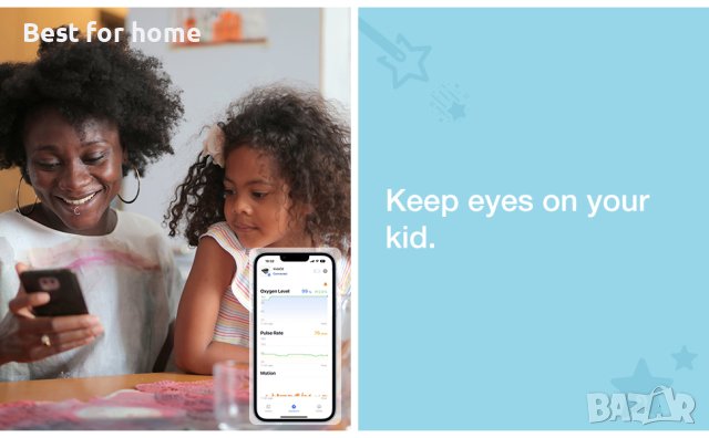 Wellue Wearable Monitor KidsO2 Ring, Детски преносим пулсоксиметър, снимка 11 - Друга електроника - 41771034