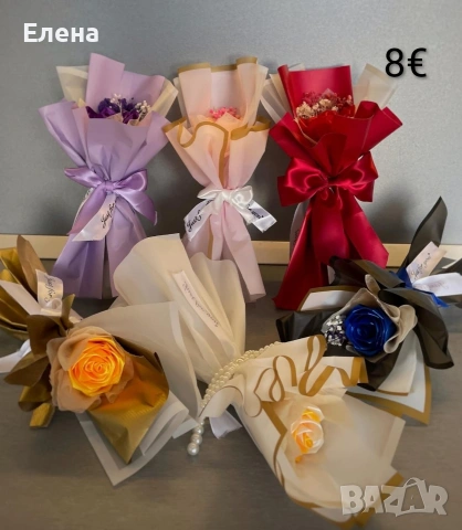 вечни букети, снимка 9 - Декорация за дома - 53217870