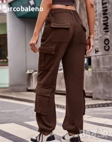 Нов дамски ежедневен панталон със свободен дизайн, 5цвята , снимка 10 - Панталони - 48816749