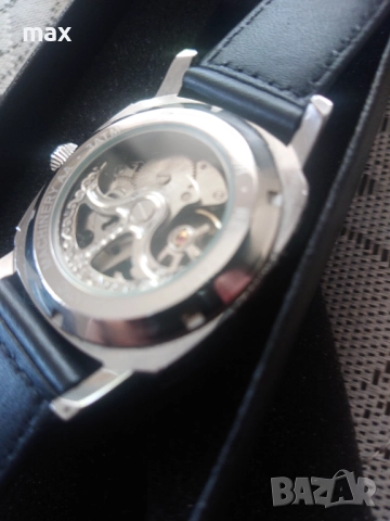 Механичен, самонавивен ,водоустойчив часовник time corridor glenaw, снимка 7 - Мъжки - 52244891