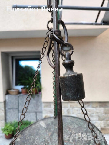 Стар търговски кантар паланца, снимка 5 - Антикварни и старинни предмети - 51783229