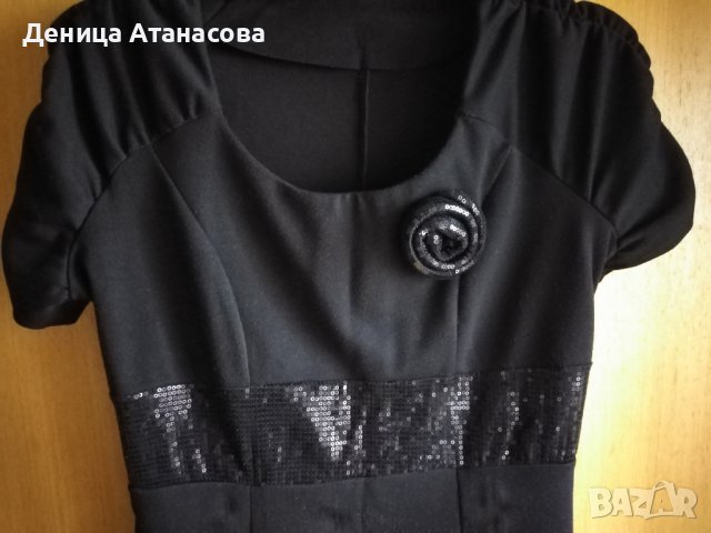 Малки черни парти рокли размер М, снимка 2 - Рокли - 40292239