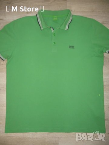 Hugo Boss Green polo t shirt ХХL мъжка тениска, снимка 2 - Тениски - 51331388