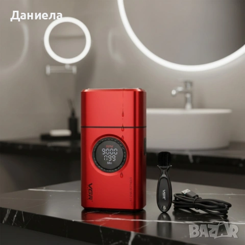 Безжична акумулаторна самобръсначка VGR V-378 - гладко бръснене и дълъг живот на батерията