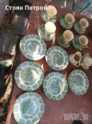 Сервиз Staffordshire underglaze , снимка 6 - Сервизи - 47271644